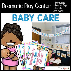 Baby Care & Nursery Dramatic Play Center Printables, Signs, & Labels