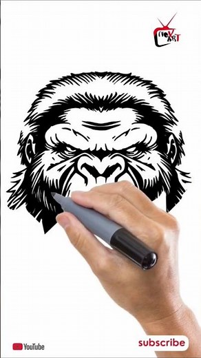 How To Draw Kong | Step By Step | Godzilla vs Kong #godzillavskong #kingkong #godzillakong #drawing