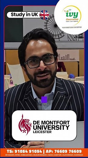 De Montfort University courses & Scholarship for 2025 Intakes