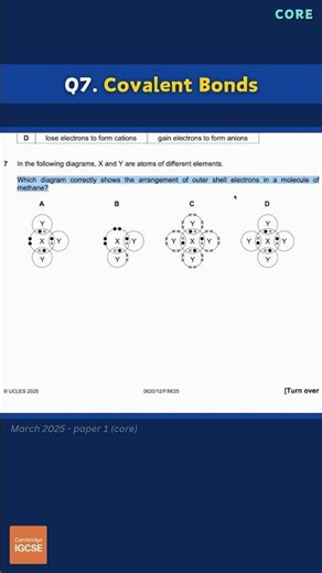 IGCSE Chemistry - Multiple Choice (2025) A* exam prep! #chemistry #exams #revision