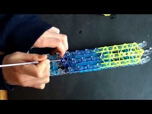 Rainbow loom minion charm