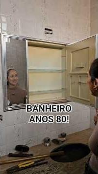 RETROFIT EM UM BANHEIRO DOS ANOS 80! 🥰