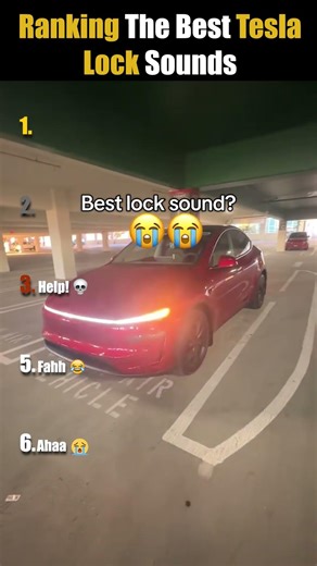 Ranking Tesla Lock Sounds