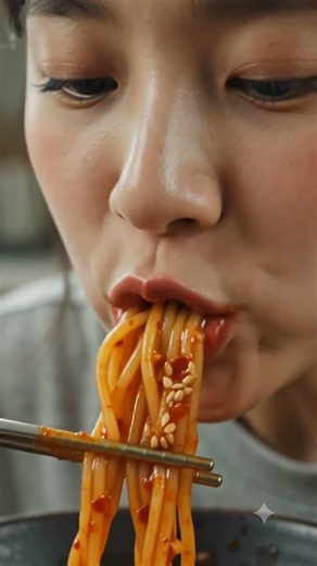 Spicy Noodles ASMR 🔥 Extreme Eating Sounds | Mukbang | Satisfying Crunch & Slurp