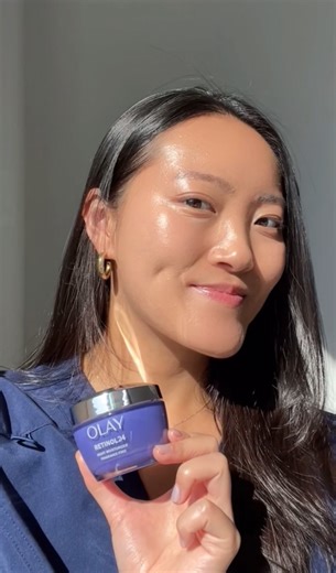 Ready for retinol results but worried about irritation? With Retinol24, you get 24 hours of hydration plus powerful anti-aging benefits overnight. 100% of users woke up to smoother, brighter skin after night one. ✨ | Olay