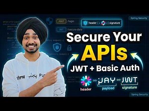 Spring Security Full Course for Beginners | Secure APIs with JWT, Basic Auth & SecurityFilterChain