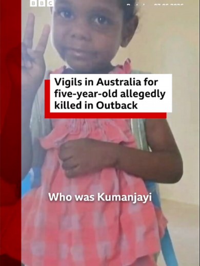 Warning for Aboriginal and Torres Strait Islander viewers: our coverage contains references to and images of someone who has died. Vigils have been held across Australia for the girl, who is known as Kumanjayi Little Baby for cultural reasons. #Australia #AliceSprings #BBCNews