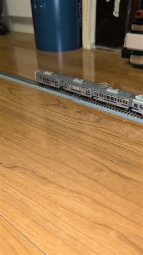 KATOのユニトラックを疾走する415系つくば色+1500番台+1600番台+1700番台+1900番台1901号車