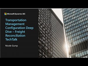 Transportation Management Configuration Deep Dive Rating & Routing - TechTalk