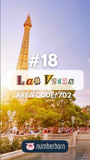 Viva Las Vegas! And area code 702, which ranked #18 for Top Area Codes in the U.S. for 2023!