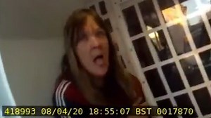 British Woman Intentionally Coughs at Cop During Arrest in Disturbing Video