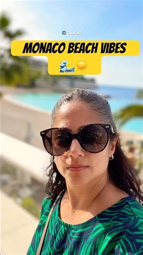 Monaco Beach Vibes 🌊☀️ Luxury Summer Moments!
