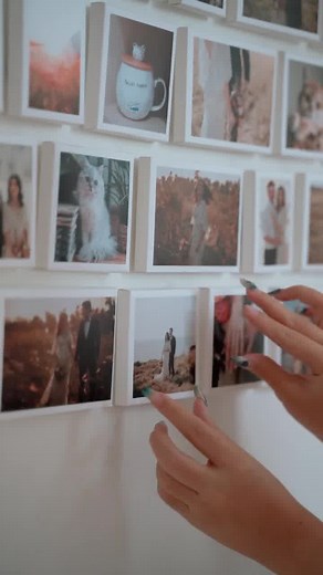 Introducing our NEW Photo Origami Tiles – easier than you think!  Step 1: Fold along all the creased lines. Step 2: Fold the top & bottom sections, then lock the tabs into the back slit. Step 3: Stick double-sided tape on the back of the tile. Step 4: Hang them up! Shop now and turn every fold into a statement piece for your walls.  | Photobook Malaysia | Facebook