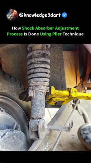 How Shock Absorber Adjustment Process Is Done Using Plier Technique