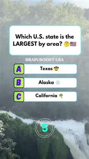 🗺️ “Biggest state revealed!”🤯 “It’s HUGEwhich US state is the largest by area#amercia #usa #amercia