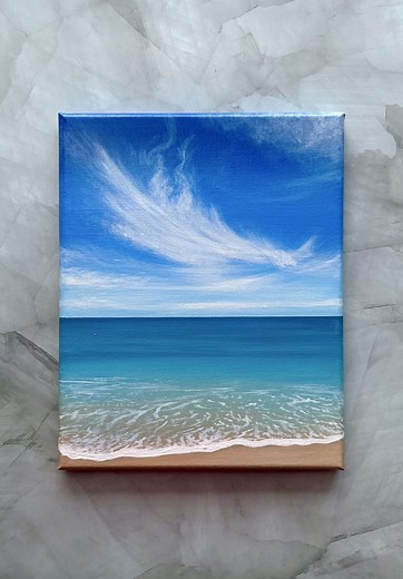 Oceans Embrace: Inspiring Shoreline Painting Ideas