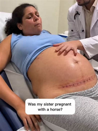 Having had her tubes tied 15 years ago, she discovered she was pregnant. #pregnant #hospital #surprise