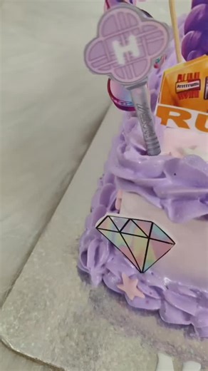 Baking With Love By Sonam on Instagram: "K-pop Demon Hunter Theme Cake *Flavour Chocolate Truffle"