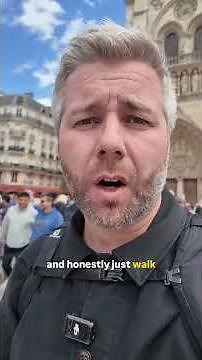 Don't get scammed in Paris! Notre-Dame is free to enter.