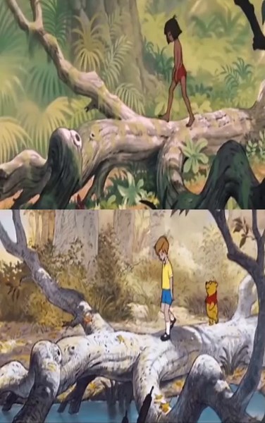 Classic Disney Cartoon Characters in Adventure Animated Films