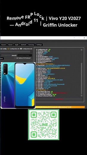 Remove FRP Lock | Vivo Y20 V2027 — Android 11 | Griffin Unlocker