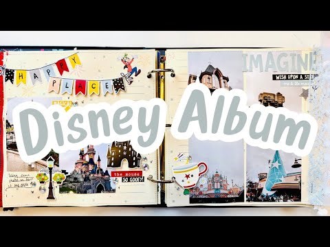 DISNEY ALBUM FLIP THROUGH ✨🤍