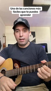 Una de las canciones más fáciles que te puedes aprender #guitarrafacil | Guitarra en linea