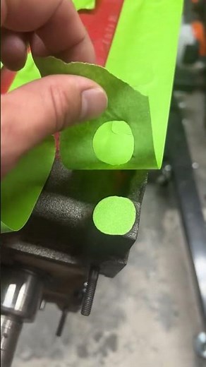 Cool Tape trick for painting an engine block