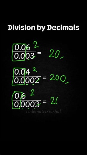 Decimal Division Trick Fast Mental Math with Small Decimals #mentalmath #mathtricks #maths