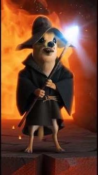 Gandalf vs Balrog… but it’s a Chihuahua Wizard