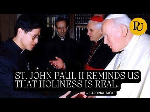 Relive Cardinal Tagle’s Touching Homily for St. John Paul II’s Canonization