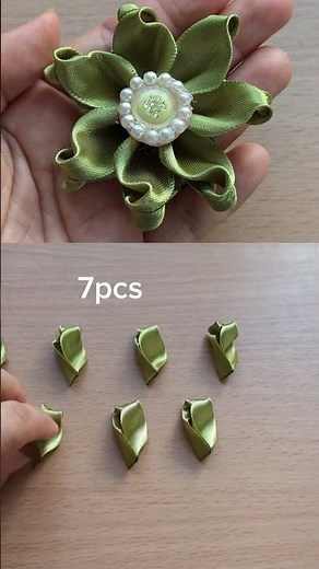 DIY Flower Making: Easy Kanzashi and Satin Ribbon Flowers