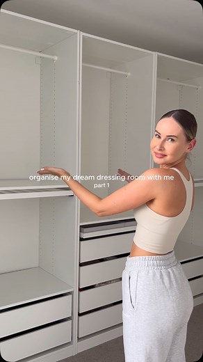 Organize my dream dressing room with me – Part 1! Come behind the scenes as I start transforming my space into the ultimate dressing room glam area. From setting up my makeup vanity, sorting clothes, and organizing accessories to styling shelves — this is just the beginning! If you love closet organization, vanity setups, and creating a space that feels luxurious yet functional, you’ll love this series. I’m using space-saving furniture, aesthetic organizers, and modern decor to bring it all toge