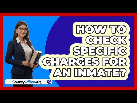 How To Check Specific Charges For An Inmate?