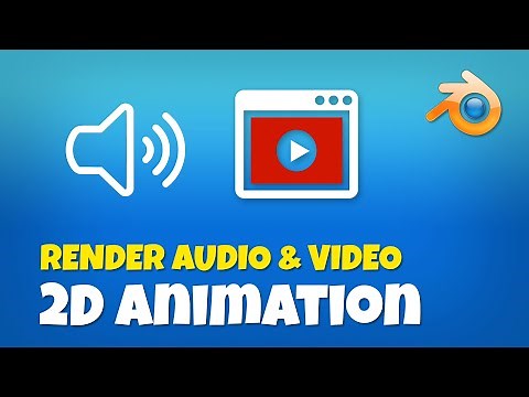 Rendering Video and Audio from your scene, Using Blender 2.9 Grease Pencil. 2D Animation