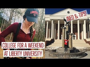 what to expect when going to college for a weekend at liberty university//