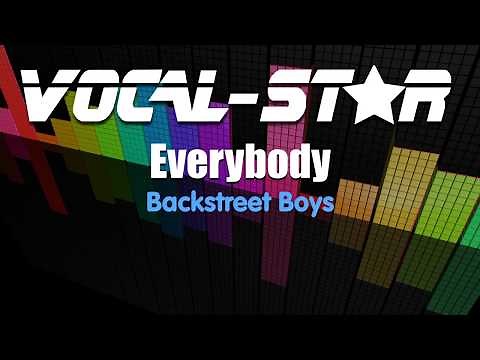 Backstreet Boys - Everybody | With Lyrics HD Vocal-Star Karaoke 4K