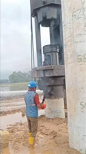 World’s Most Powerful Diesel Hammer Machine #shorts #facts #viralvideo