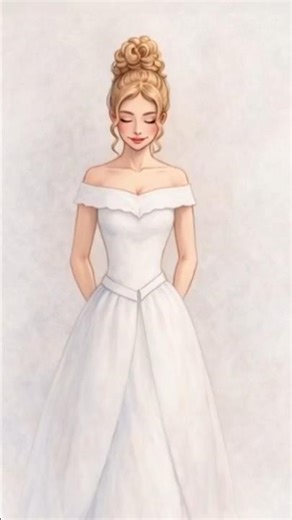 ✨ Elegant Pencil Drawing of a Beautiful Bride | Satisfying Art Process #art #drawing