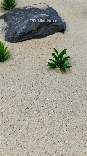 Mini Construction on Instagram: "Building a Peaceful Tiny Beach House 🌊"