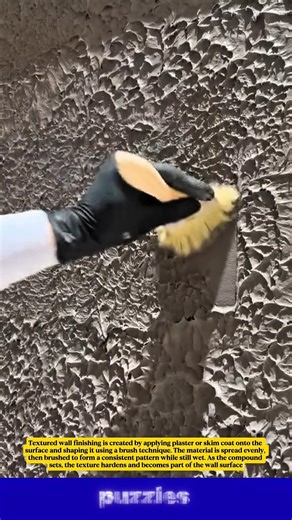 Wall Texturing Process That Turns Rough Surfaces Perfect😯