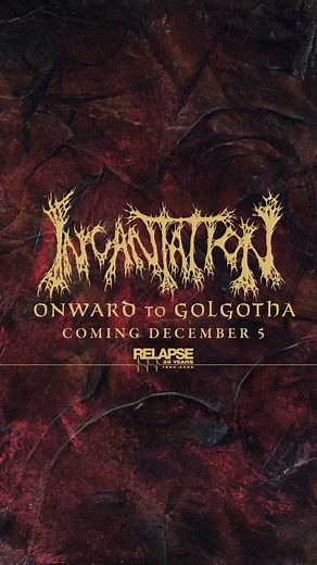 INCANTATION presents the Onward to Golgotha deluxe box set, celebrating over 30 years of the band's legendary debut full-length & Death Metal supremacy! The Onward to Golgotha box set features all new expanded liner notes, a live 2LP featuring 3 legendary sets remastered by Dan Swano, and the Deliverance of Horrific Prophecies and Entrantment of Evil EPs! Onward to Golgotha - Live, now newly remastered & available for the first time on physical and streaming formats, is taken from the Onward to