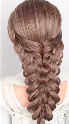 Double Pull-Through Braid #hairstyles