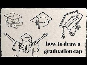 how to draw a graduation cap | easy drawing | sketches | simple drawing