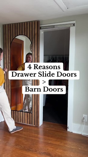 Budget-Friendly Hidden Hardware Sliding Door DIY