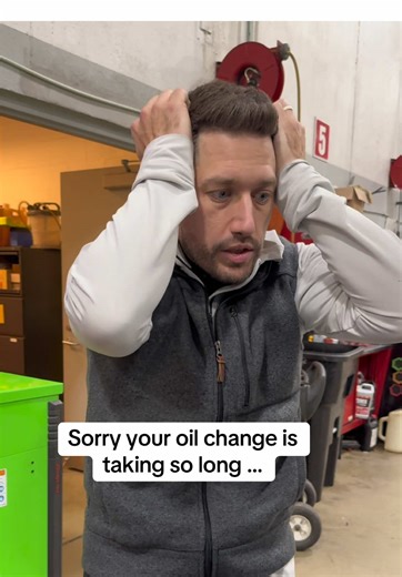 Oil changes take longer when there’s extra work to do … #mechanic #cardealership #oilchange #mechanicshop