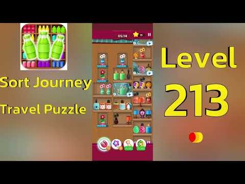 Sort Journey Travel Puzzle Level 213 Walkthrough 🧩✈️ | Relaxing Travel Sorting Game | Go Answer
