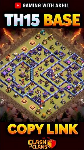 BEST TH15 BASE 🔥 Trophy + War | Clash of Clans