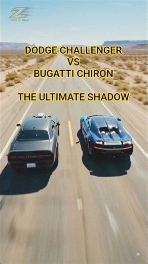 Dodge Challenger vs Bugatti Chiron - Raw Power vs Hypercar Speed! | Who Wins?