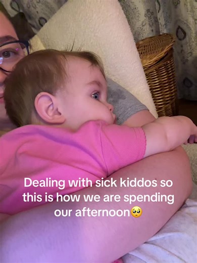 Mama hates when he babies get sick. #SickBabies #FluA #Sahm #fyp